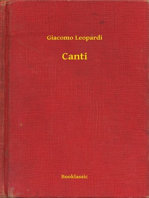 cover image of Canti